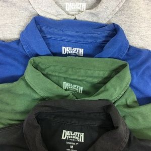 Lot Of 4 Duluth Trading Mens Longtail T Polos